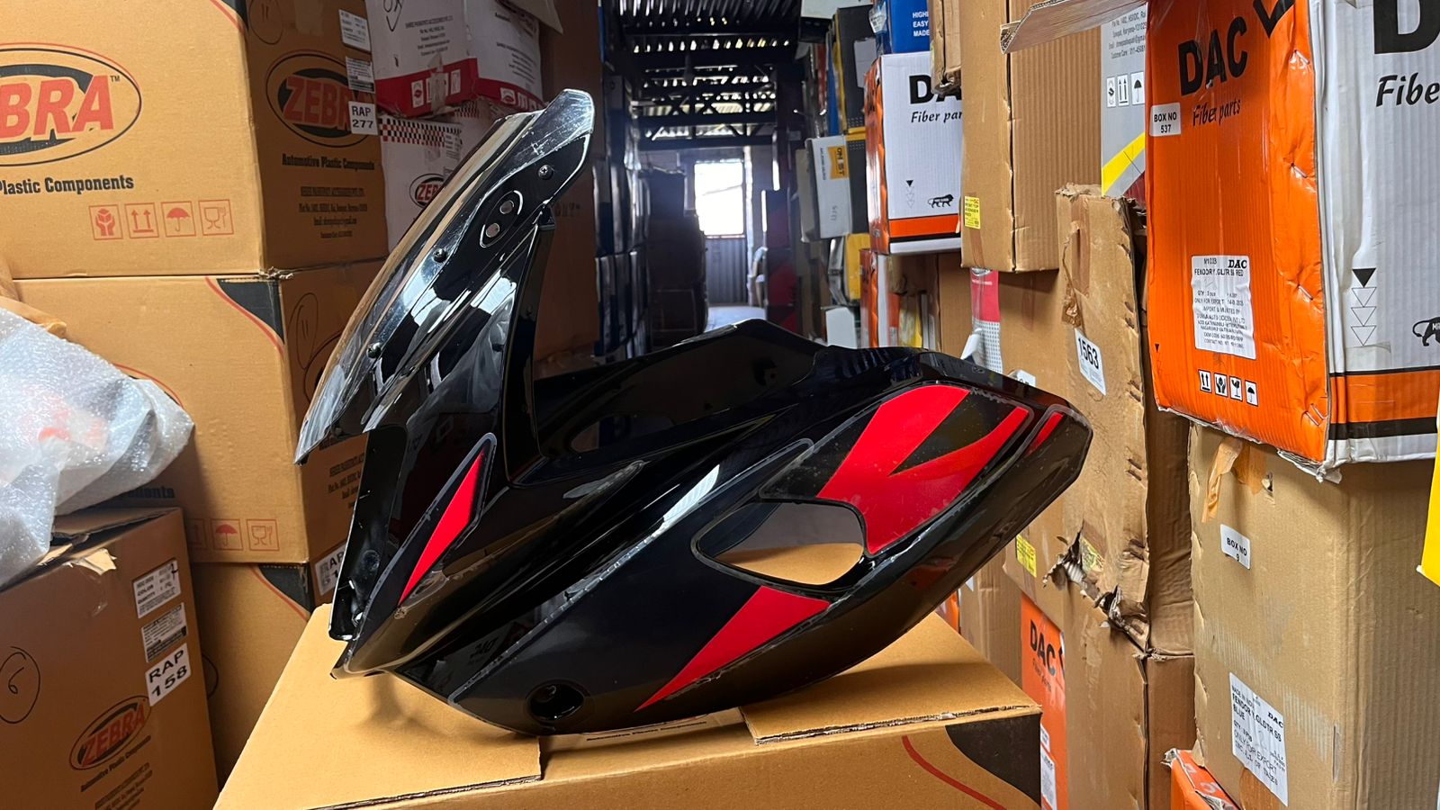 Pulsar 220 Headlight Visor | Front Windshield Fairing Glass | Stylish Bike Head Show Cover for 220F