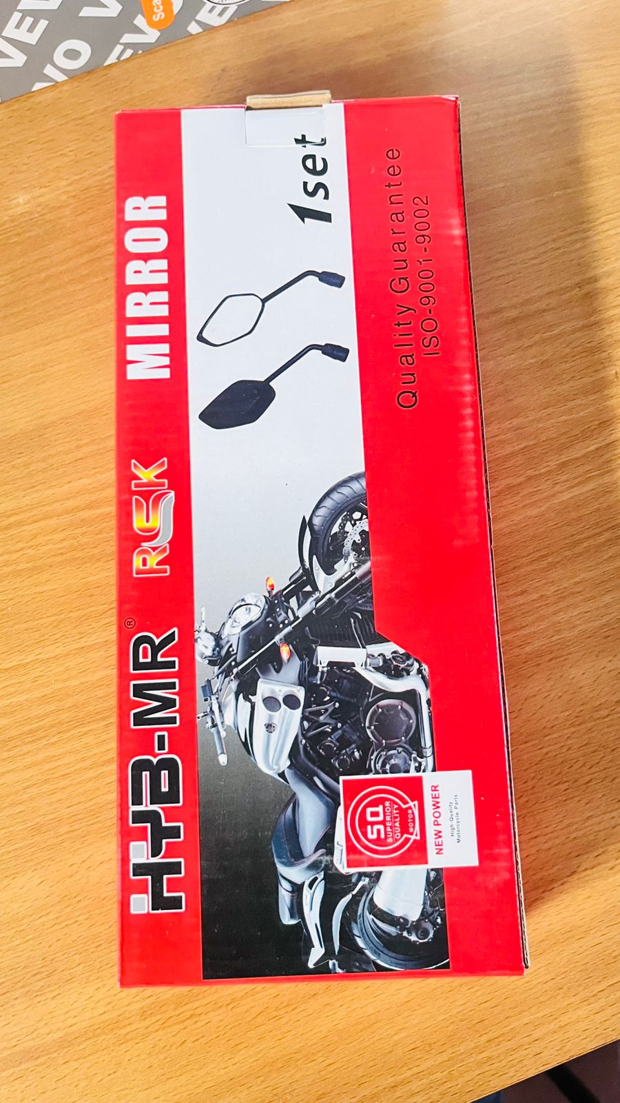 HYB-MR Premium Rear View Mirror Set for FZ250 (Left & Right) – Best Quality | iOS Certified | Durable & Clear Vision | FZ250