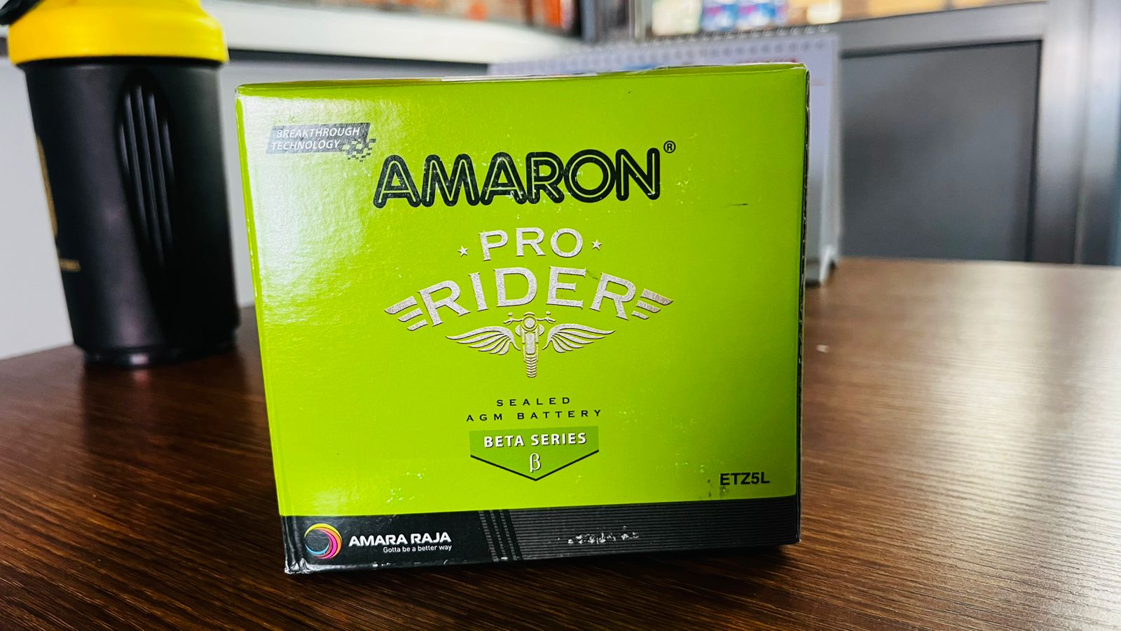 Amaron Pro Rider ETZ5L 5Ah Bike Battery for Yamaha FZ, TVS Ntorq, Ray ZR, Honda Shine || 48 Months Warranty